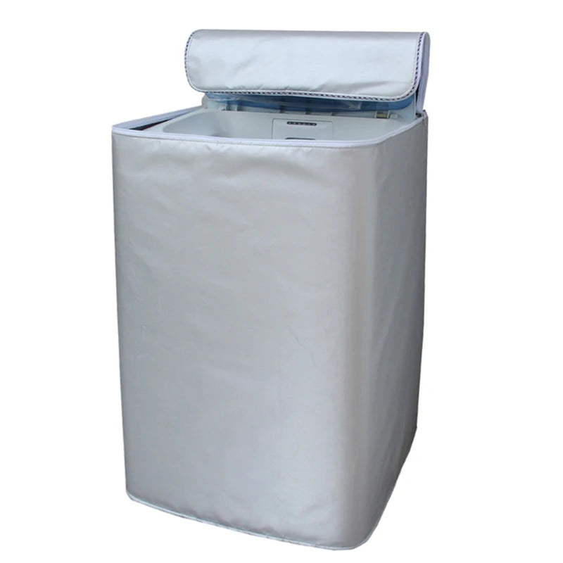 Waterproof Washing Machine Cover – Dust & Water Protection Anti-Rain Heavy Duty Durable Premium Quality Protective Cover for All Automatic Front Load and Top Load Washing Machines for Long Lasting Indoor and Outdoor Use