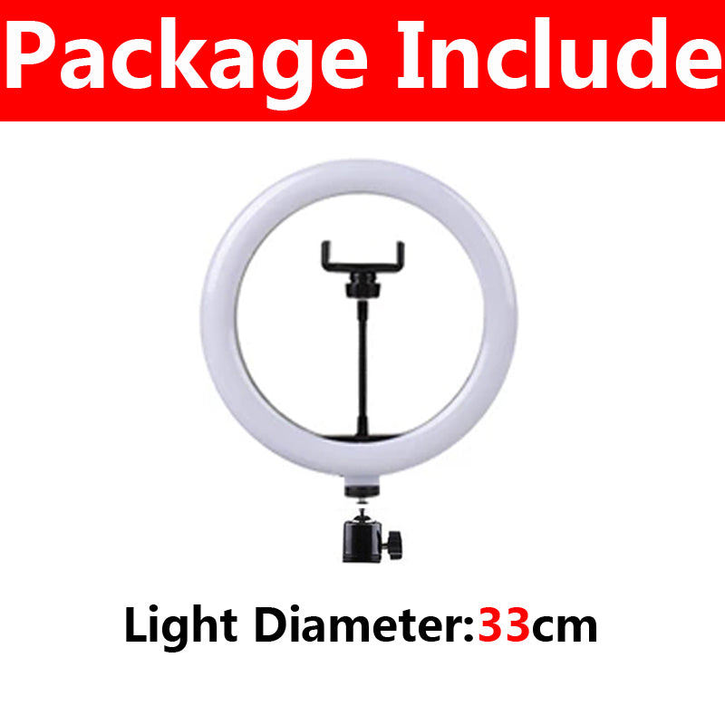 Professional LED Ring Light with Adjustable Tripod Stand & Mobile Holder – Dimmable Selfie Fill Light for Makeup, TikTok Videos, YouTube Live Streaming, Photography, Reels, Online Classes & Video Recording